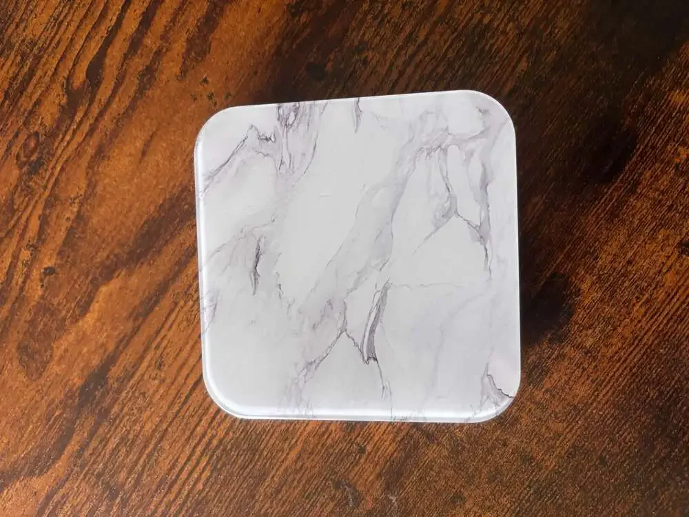 Gabba Goods Wireless Charger Gray Marble Pattern